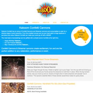 Online Marketing Melbourne | Kaboom Confetti | Essendon Creative