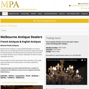 Online Marketing Melbourne | Moonee Ponds Antiques | Essendon Creative