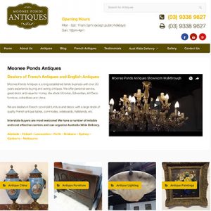 Online Marketing Melbourne | Moonee Ponds Antiques | Essendon Creative